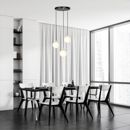 Cluster Pendant Lamp Gala Black (3 lights)