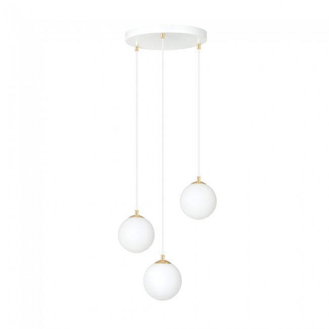 Cluster Pendant Lamp Gala White (3 lights)