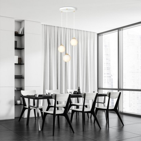 Cluster Pendant Lamp Gala White (3 lights)