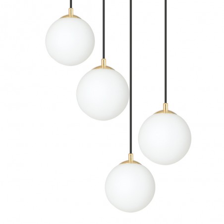 Cluster Pendant Lamp Gala Black (4 lights)