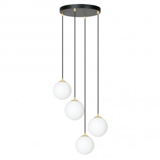 Cluster Pendant Lamp Gala Black (4 lights)