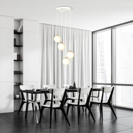 Cluster Pendant Lamp Gala White (4 lights)