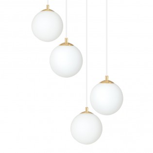 Cluster Pendant Lamp Gala White (4 lights)
