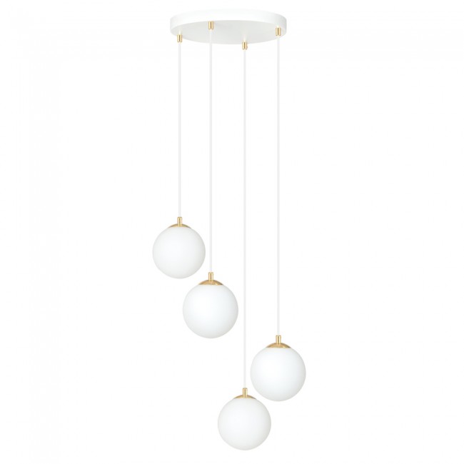 Cluster Pendant Lamp Gala White (4 lights)