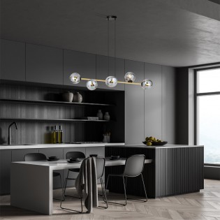 Ceiling Lamp Cuaron Graphite (6 lights)