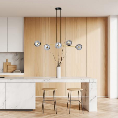 Ceiling Lamp Cuaron Graphite (6 lights)