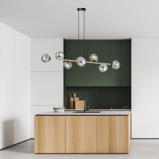 Ceiling Lamp Cuaron Graphite (8 lights)