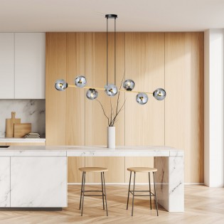 Ceiling Lamp Cuaron Graphite (8 lights)