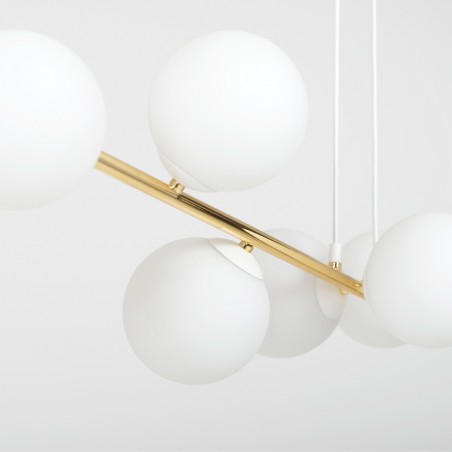 Ceiling Lamp Cuaron II Opal (8 lights)