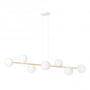 Ceiling Lamp Cuaron II Opal (8 lights)