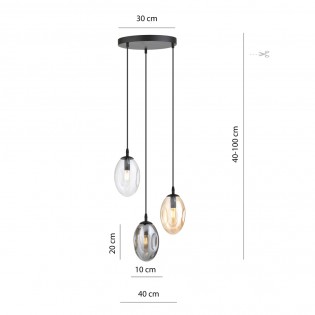 Ceiling Lamp Celeste Mix (3 lights)