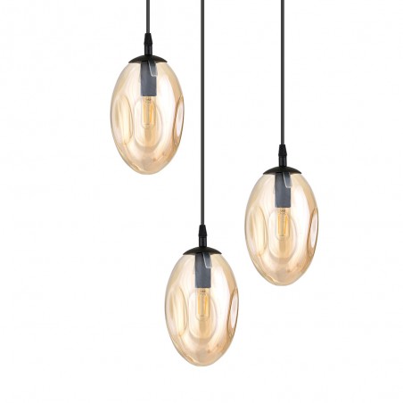 Deckenleuchte Celeste Amber (3 Leuchten)