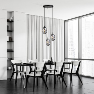 Ceiling Lamp Celeste Graphite (3 lights)