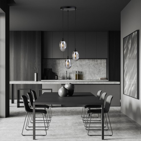 Ceiling Lamp Celeste Graphite (3 lights)
