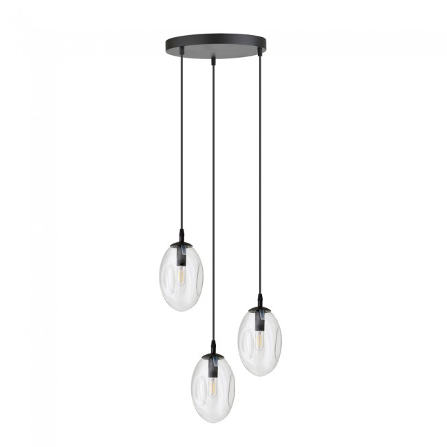 Deckenleuchte Celeste Transparent (3 Leuchten)