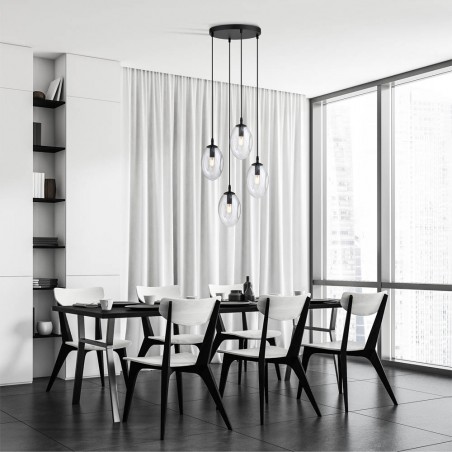 Ceiling Lamp Celeste Clear (4 lights)