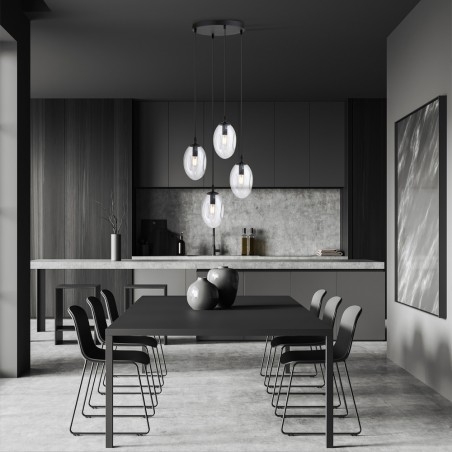 Ceiling Lamp Celeste Clear (4 lights)