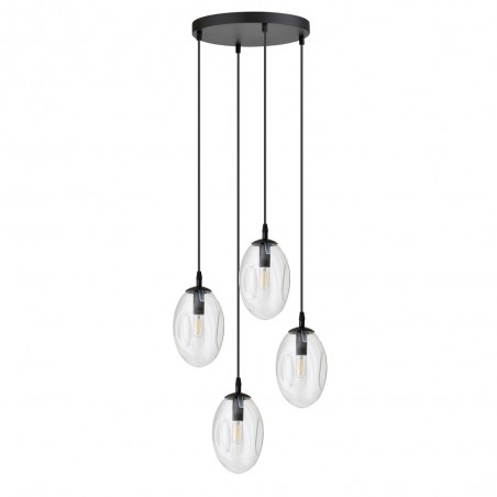 Deckenleuchte Celeste Transparent (4 Leuchten)