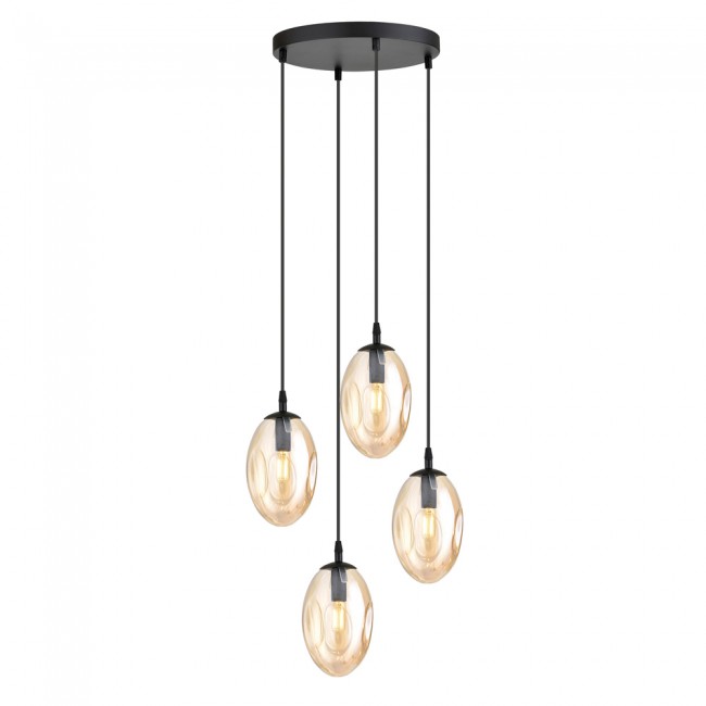 Ceiling Lamp Celeste Amber (4 lights)