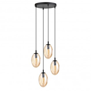 Ceiling Lamp Celeste Amber (4 lights)