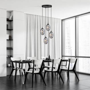Ceiling Lamp Celeste Graphite (4 lights)