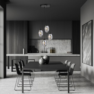 Ceiling Lamp Celeste Graphite (4 lights)