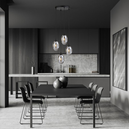Ceiling Lamp Celeste Graphite (4 lights)
