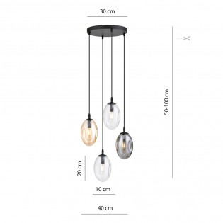 Pendant Lamp Celeste Mix (4 lights)