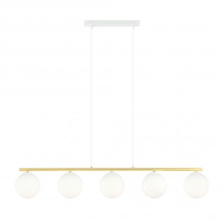 Pendant Lamp Etisa White (5 lights)