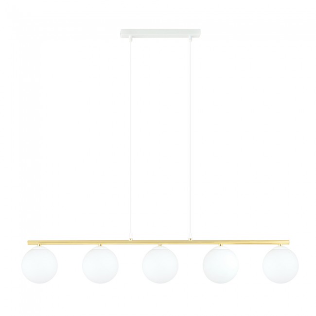 Pendant Lamp Etisa White (5 lights)
