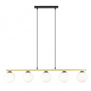 Pendant Lamp Etisa Black (5 lights)