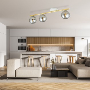 Ceiling Track Lamp Valenti II Graphite (3 lights)