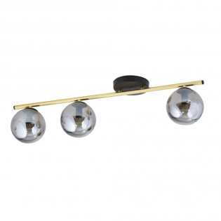 Ceiling Track Lamp Valenti Graphite (3 lights)