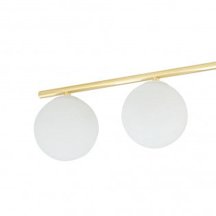 Valenti II Opal Deckenlichtleiste (3 Leuchten)