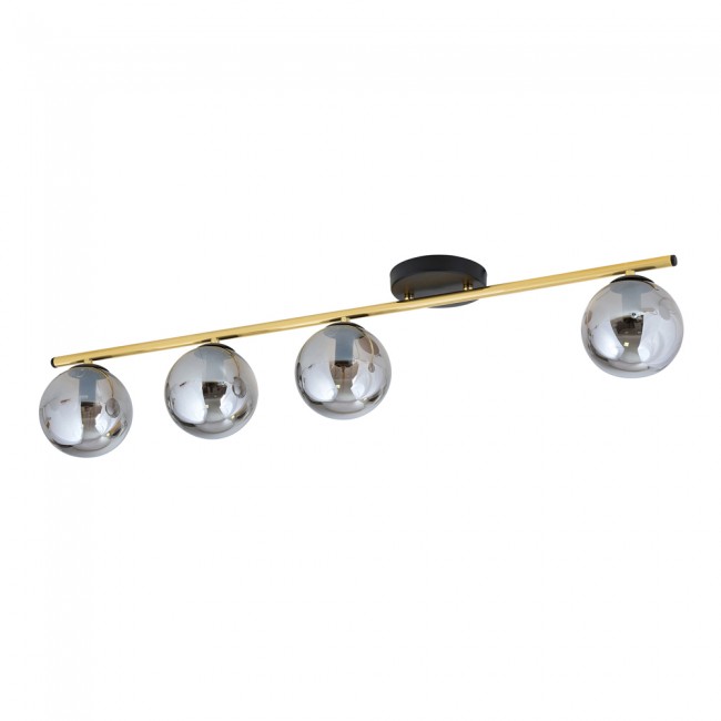 Ceiling Track Lamp Valenti Graphite (4 lights)