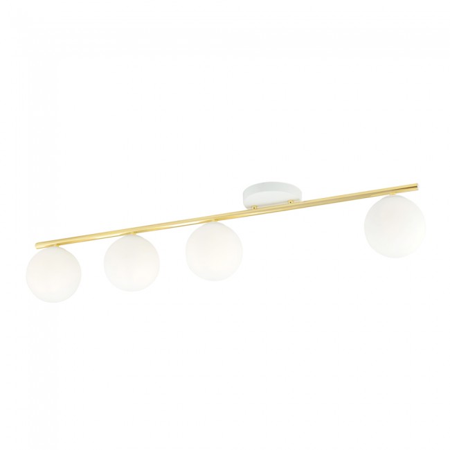 Ceiling Track Lamp Valenti II Opal (4 lights)
