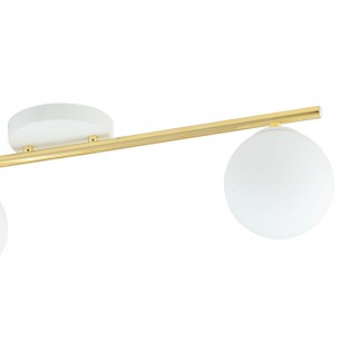 Valenti II Opal Deckenlichtleiste (4 Leuchten)