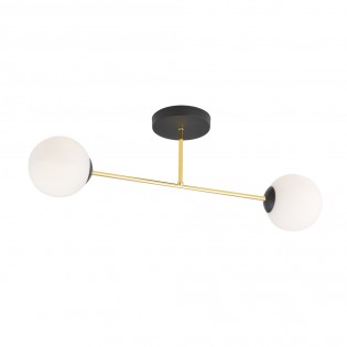 Ceiling Flush Light Mendra Opal (2 lights)