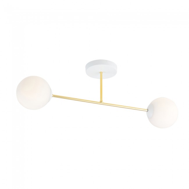 Ceiling Flush Light Mendra II Opal (2 lights)