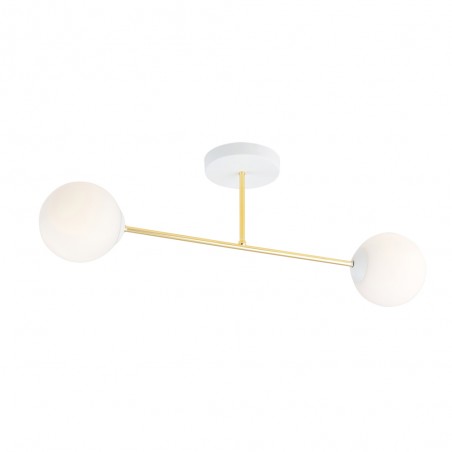 Ceiling Flush Light Mendra II Opal (2 lights)