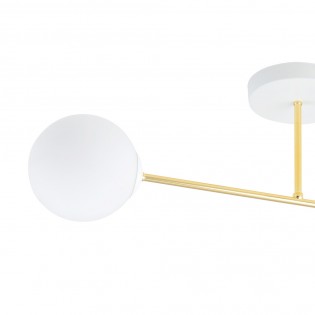 Ceiling Flush Light Mendra II Opal (2 lights)