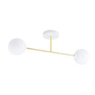 Ceiling Flush Light Mendra II Opal (2 lights)