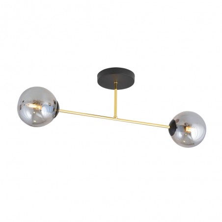 Ceiling Flush Light Mendra Graphite (2 lights)