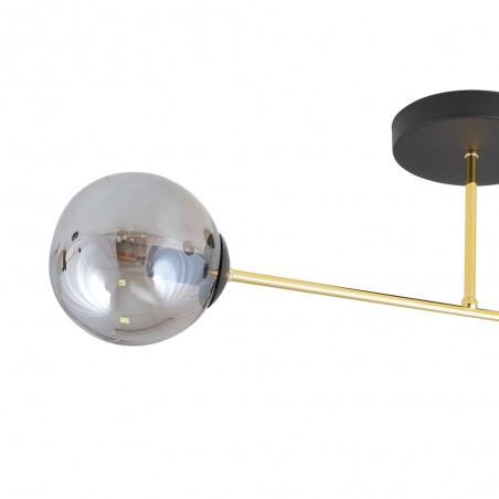 Ceiling Flush Light Mendra Graphite (2 lights)