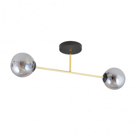 Ceiling Flush Light Mendra Graphite (2 lights)