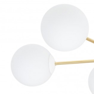 Ceiling Flush Light Mendra II Opal (6 lights)