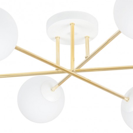 Ceiling Flush Light Mendra II Opal (6 lights)