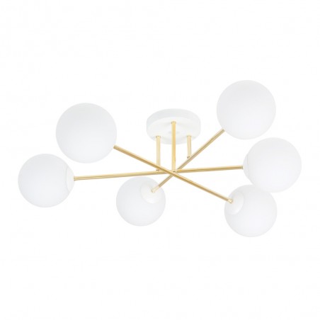 Ceiling Flush Light Mendra II Opal (6 lights)