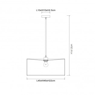 Hängeleuchte Tanselle 45