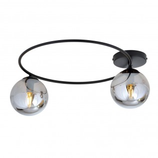 Ceiling Flush Light Sotelo Graphite (2 lights)
